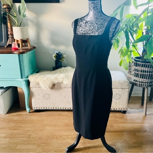 London Times LBD Tank Midi Sheath Dress, Size 8 - Picture 7 of 8